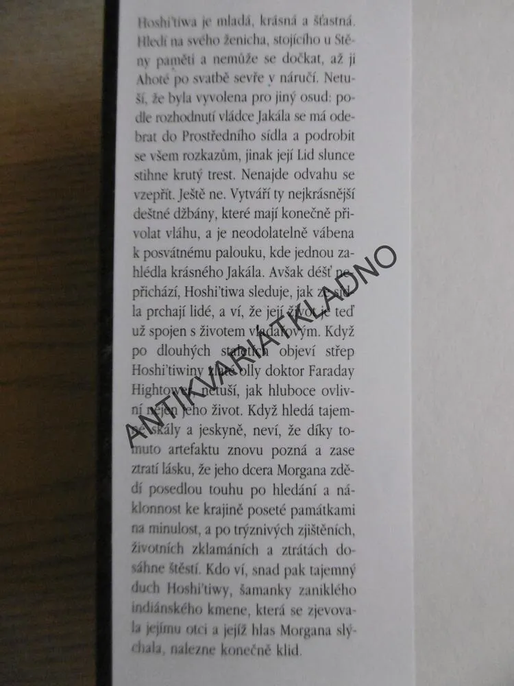 POSLEDNÍ ŠAMANKA, BARBARA WOODOVÁ, **an