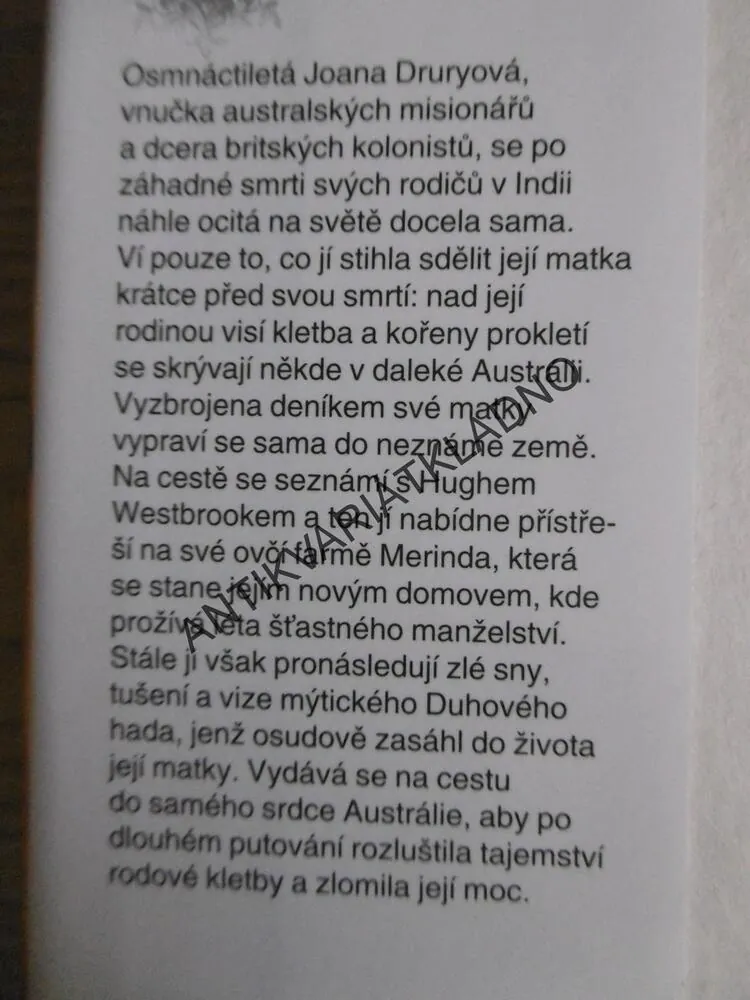 DUHOVÝ HAD, BARBARA WOODOVÁ, **an