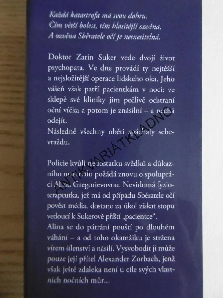 LOVEC OČÍ, SEBASTIAN FITZEK