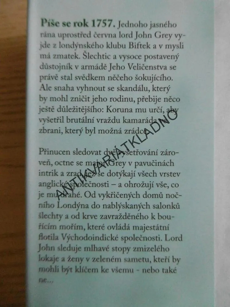 LORD JOHN A DŮVĚRNÁ ZÁLEŽITOST, DIANA GABALDON, **an