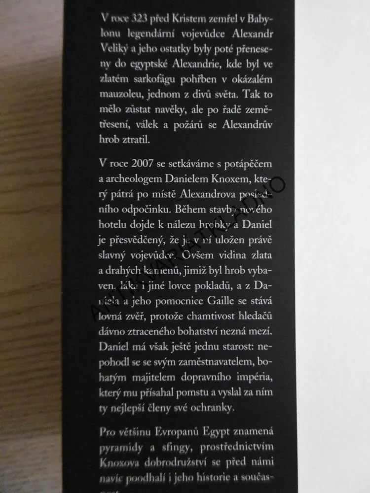 ZLATÝ SARKOFÁG, WILL ADAMS, **an