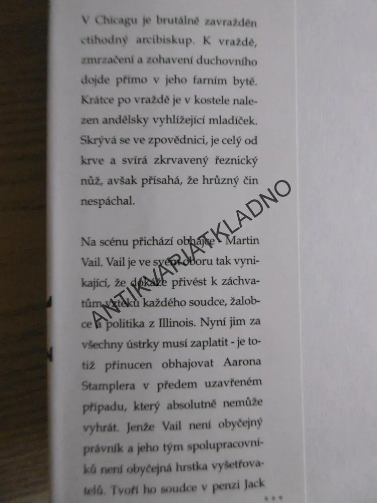 PRIMÁRNÍ STRACH, WILLIAM DIEHL, **an