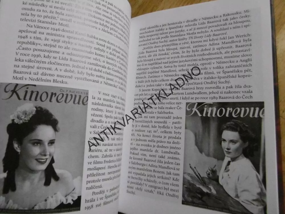 HVĚZDY STŘÍBRNÉHO PLÁTNA, OSUDY HERCŮ Z PRVNÍ REPUBLIKY, GRACÍK, BURIAN, BAAROVÁ, **an
