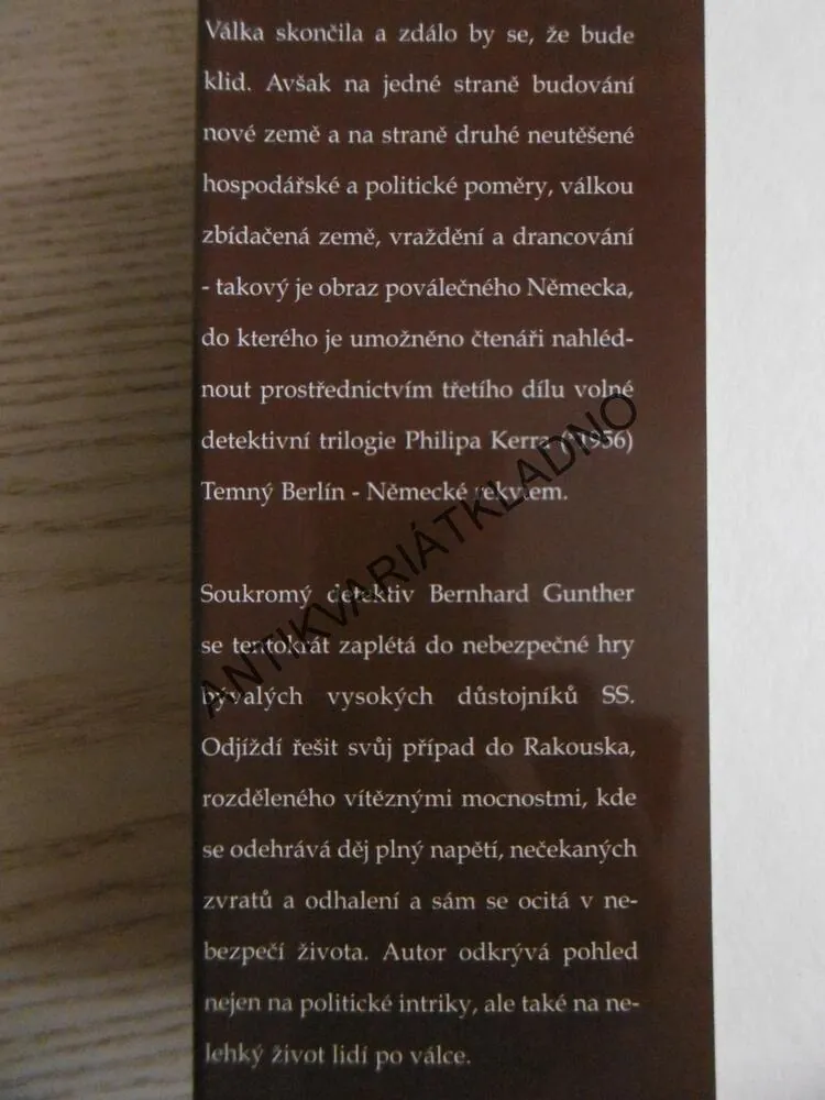 NĚMECKÉ REKVIEM, PHILIP KERR, **an