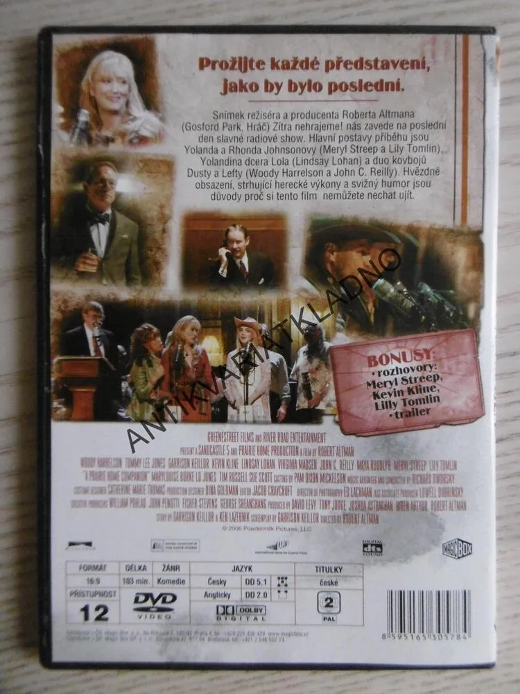 ZÍTRA NEHRAJEME!, DVD FILM
