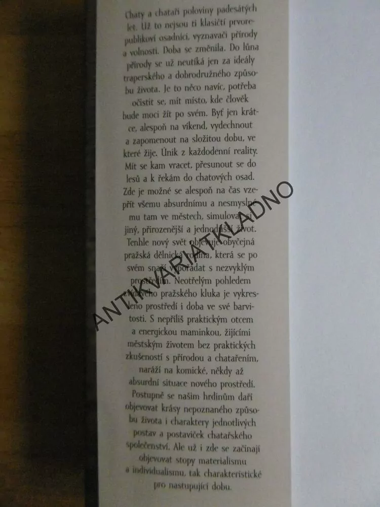 CHATA JMÉNEM MARION, SLAVÍČEK, OKR. BENEŠOV, **an