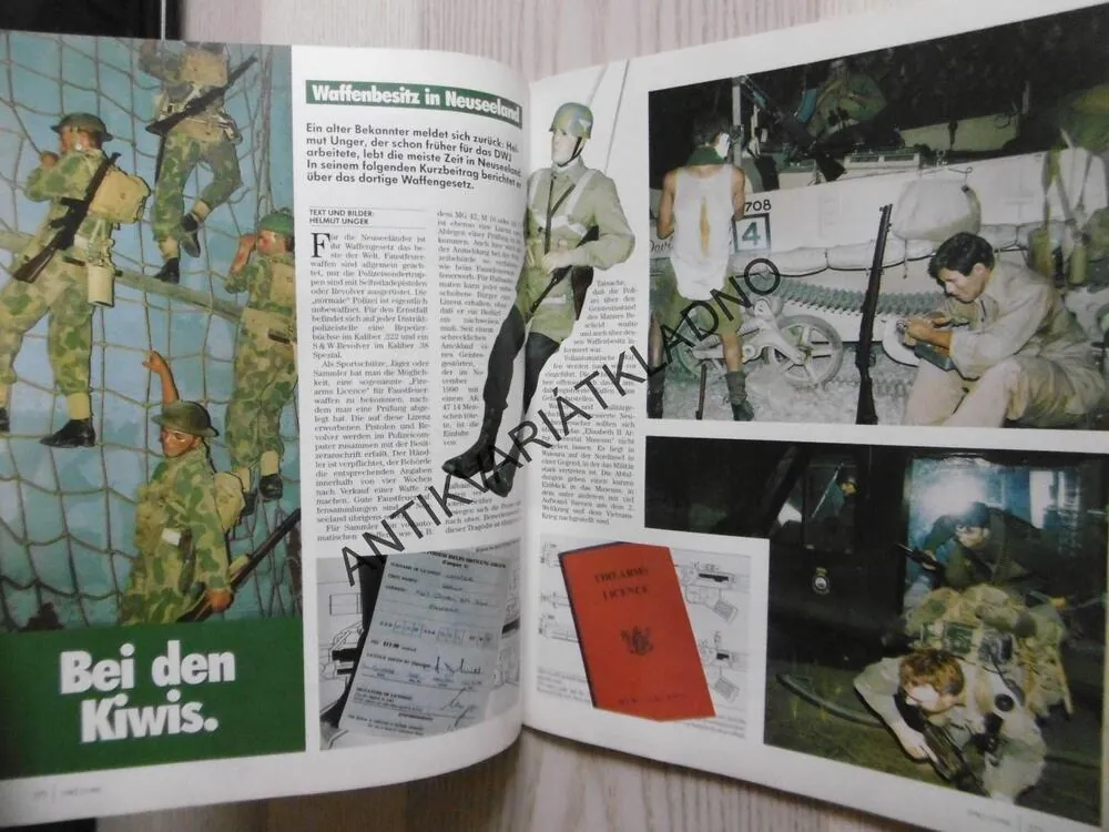 DWJ -DEUTSCHES WAFFEN-JOURNAL, 2/92, NĚMECKY, ČASOPIS ,ZBRANĚ, 