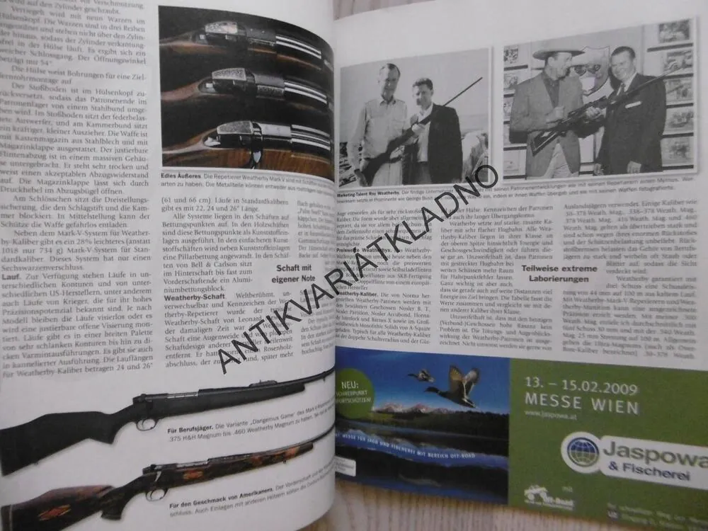 DWJ -DEUTSCHES WAFFEN-JOURNAL, 1/09, NĚMECKY, ČASOPIS ,ZBRANĚ, 