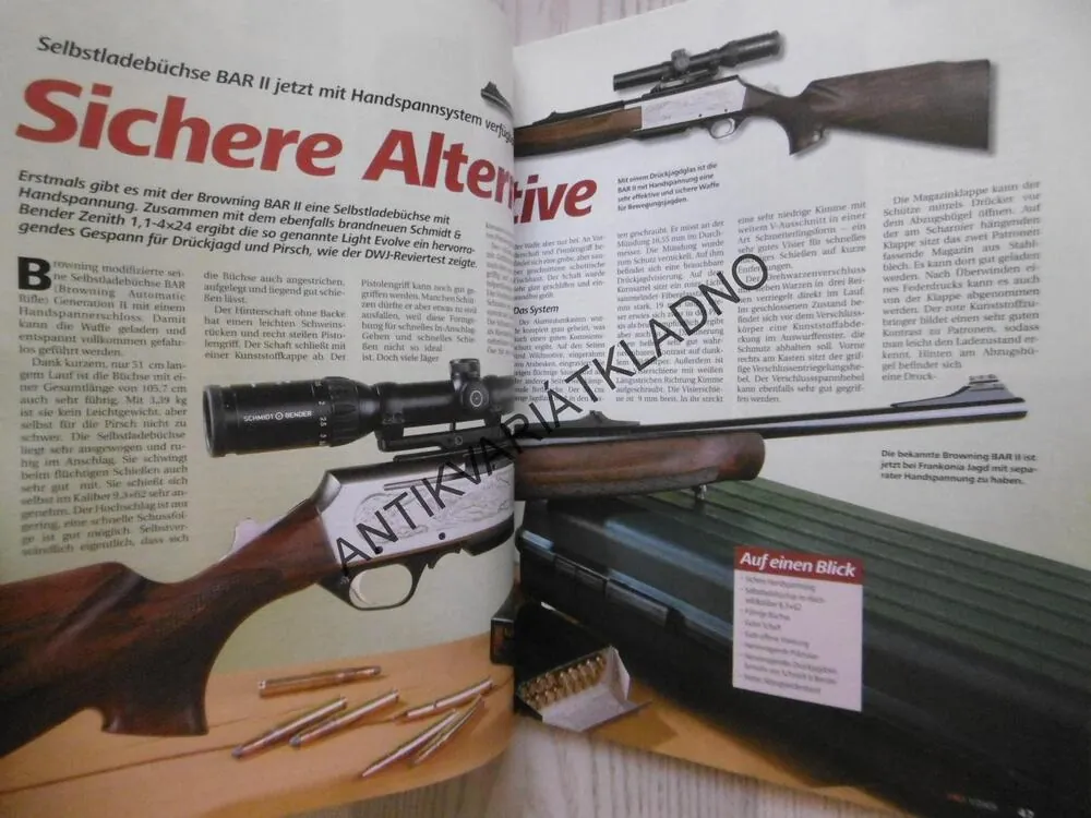 DWJ -DEUTSCHES WAFFEN-JOURNAL, 1/05, NĚMECKY, ČASOPIS ,ZBRANĚ,