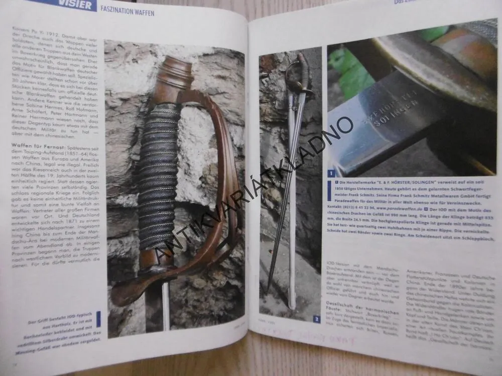 VISIER, 3/2012, NĚMECKY, ČASOPIS ,ZBRANĚ,