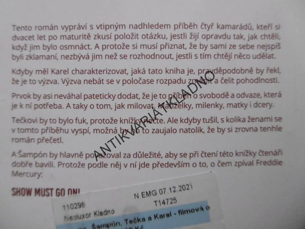 PRVOK, ŠAMPÓN, TEČKA A KAREL, PARTIK HARTL, **an