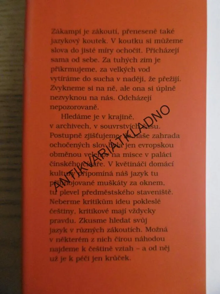 ZAHRADA OCHOČENÝCH SLOV, JAZYKOVÁ ZÁKAMPÍ, PAVLA LOUCKÁ, **an
