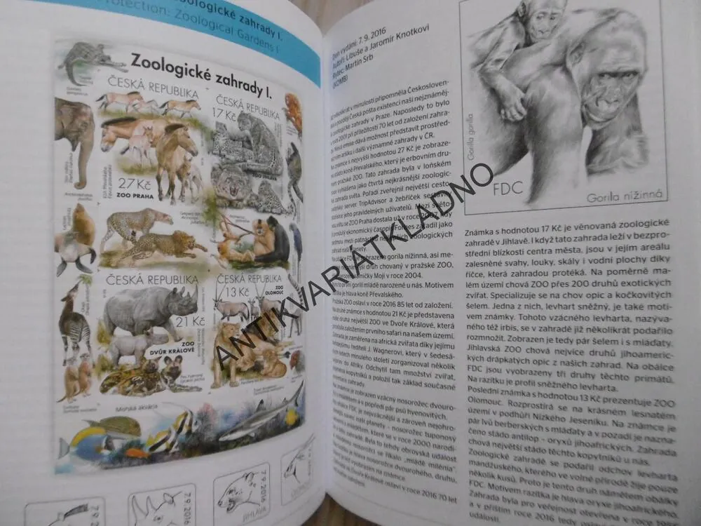 EMISNÍ PLÁN ČESKÝCH POŠTOVNÍCH ZNÁMEK 2016, FILATELIE