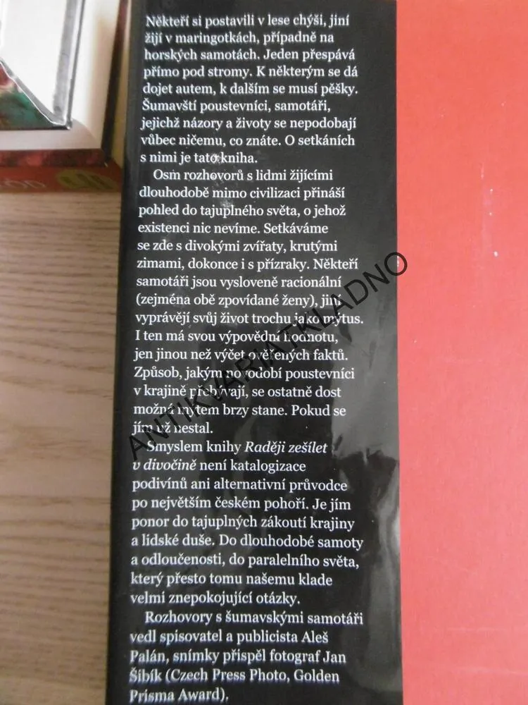 RADĚJI ZEŠÍLET V DIVOČINĚ, ALEŠ PALÁN, JAN ŠIBÍK, **an