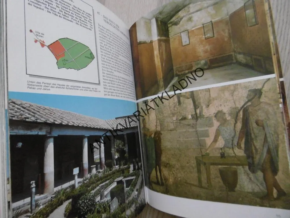 KUNST UND GESCHICHTE VO POMPEJI, POMPEJE, NĚMECKY, **an