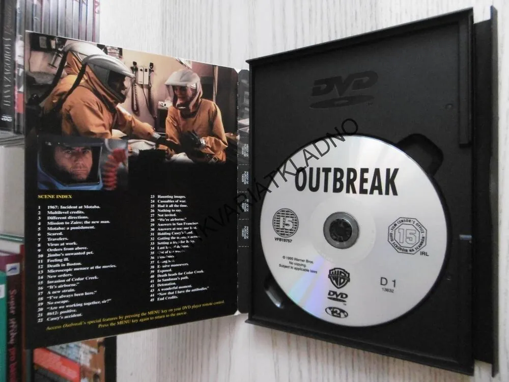 OUTBREAK, DVD FILM 