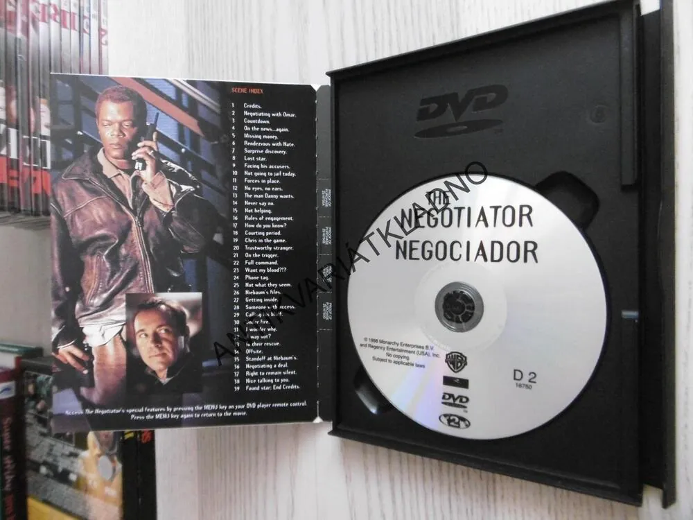 THE NEGOTIATOR, DVD FILM 