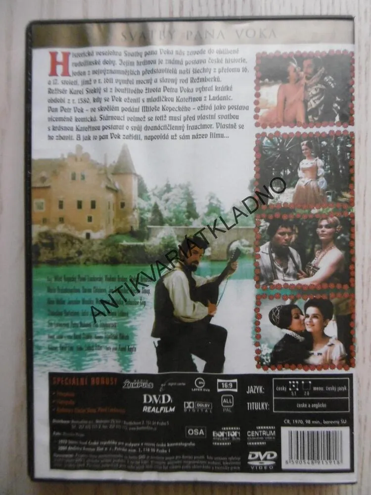 SVATBY PANA VOKA, DVD FILM ČR
