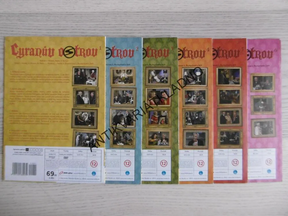 CYRANŮV OSTROV, 6 X DVD FILM
