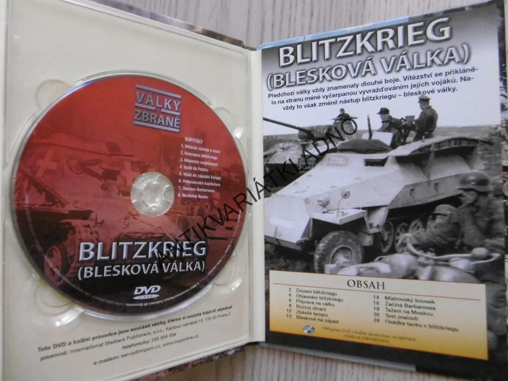 BLIETZKRIEG (BLESKOVÁ VÁLKA), DOKUMENT DVD FILM,