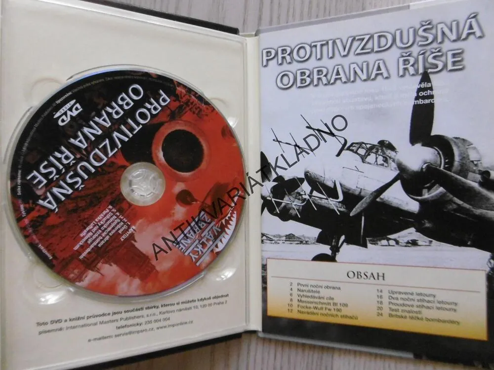 PROTIVZDUŠNÁ OBRANA ŘÍŠE, DOKUMENT DVD FILM,