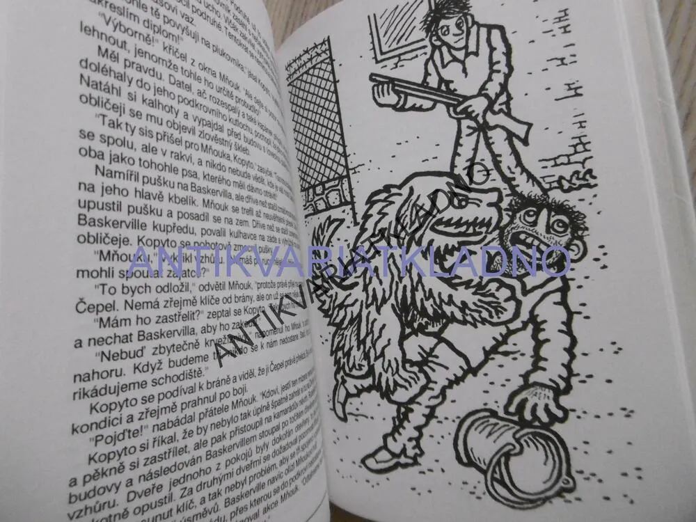 UNESLI MŇOUKA, BASKERVILLE! MILOSLAV ŠVANDRLÍK, NEPRAKTA, **an