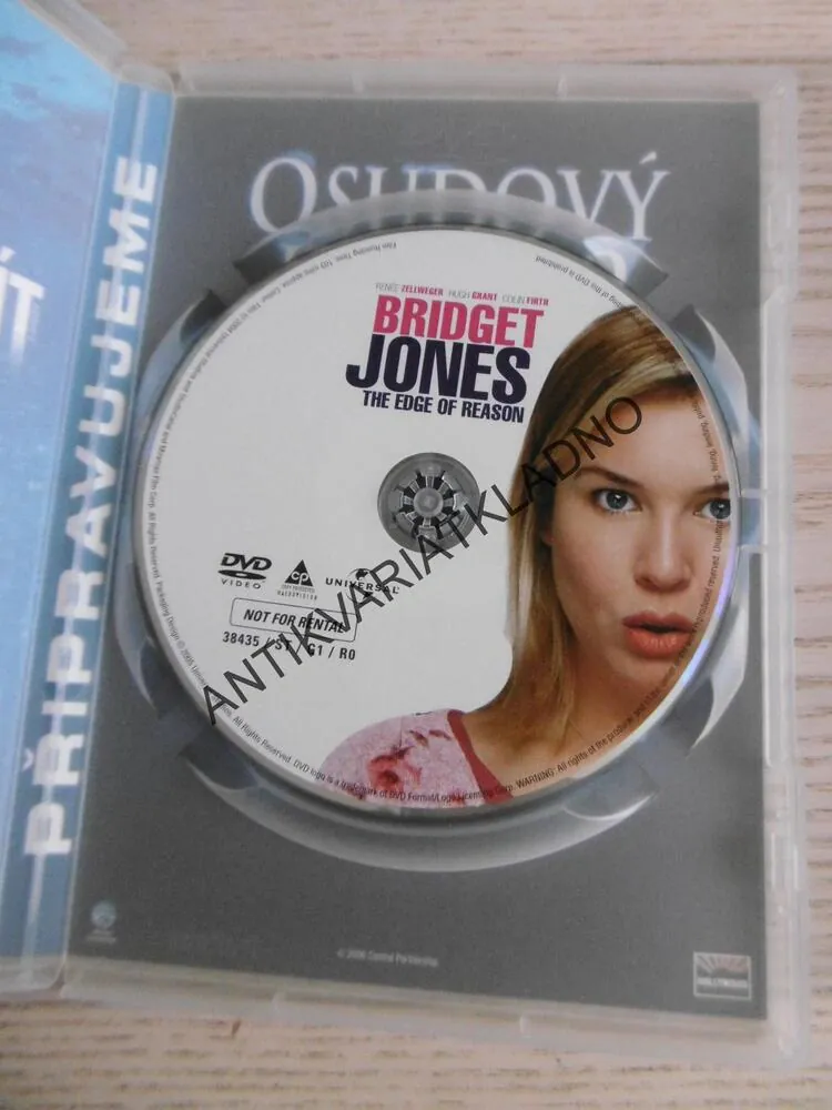 BRIDGET JONESOVÁ, S ROZUMEM V KONCÍCH, DVD FILM