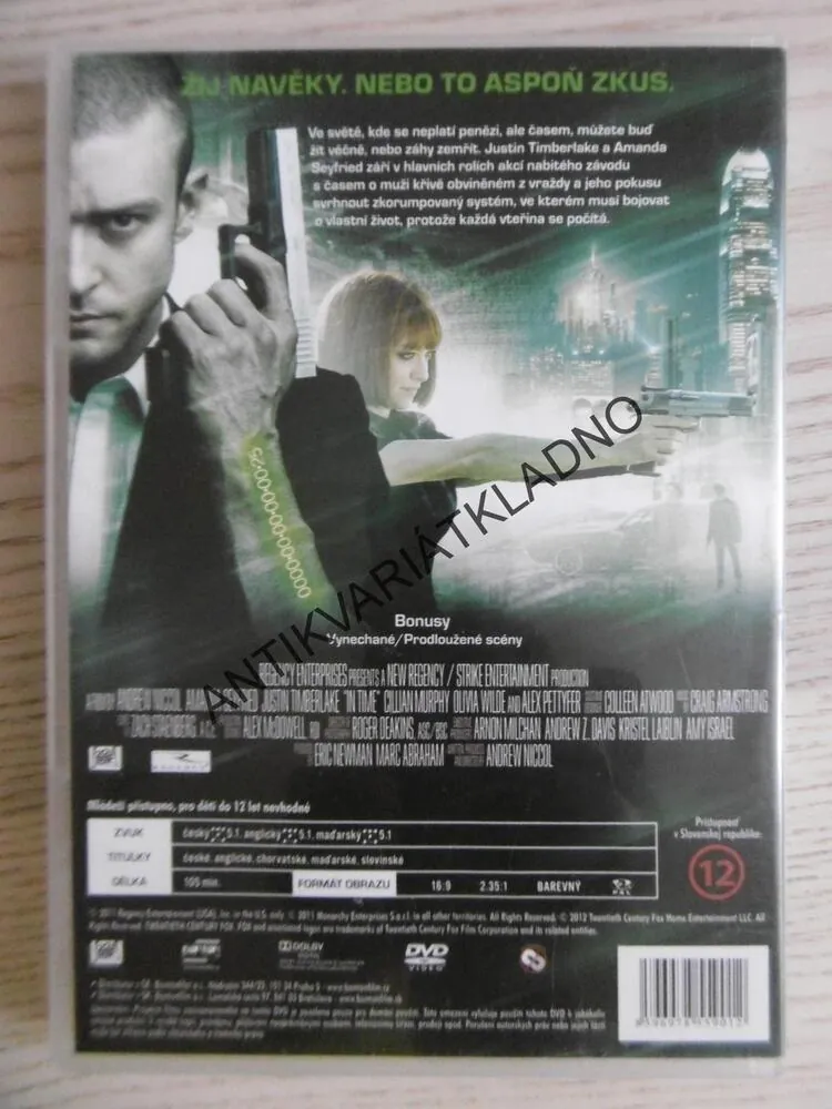 VYMĚŘENÝ ČAS, DVD FILM