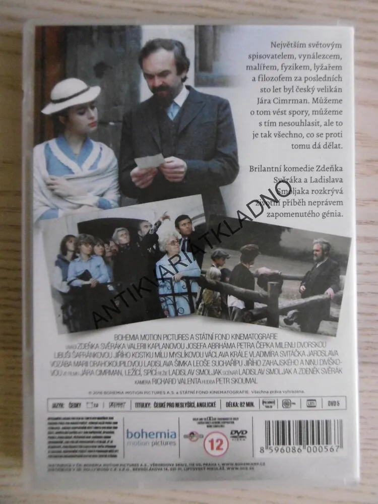 JÁRA CIMRMAN, LEŽÍCÍ, SPÍCÍ, DVD FILM