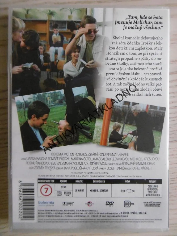 BOTA JMÉNEM MELICHAR, DVD FILM  ČR