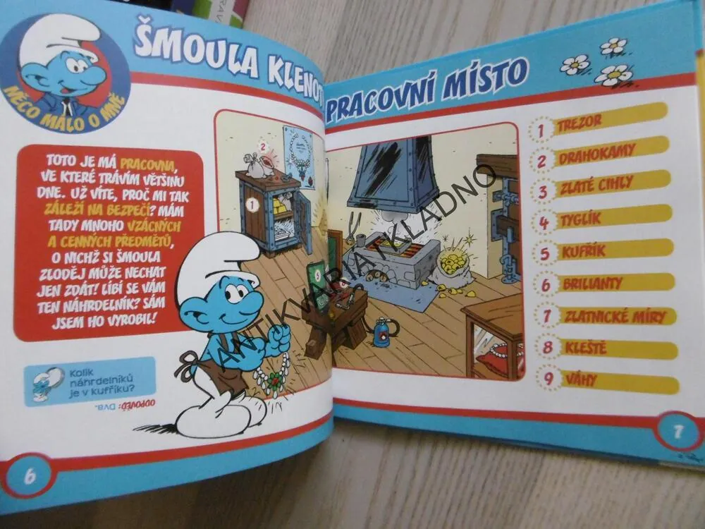 ŠMOULOVÉ, ŠMOULA KLENOTNÍK, POVOLÁNÍ SVĚTA, 36. **an