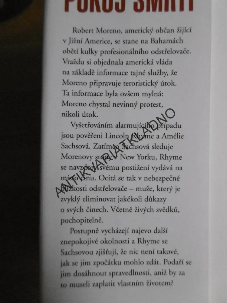 POKOJ SMRTI, JEFFERY DEAVER, **an