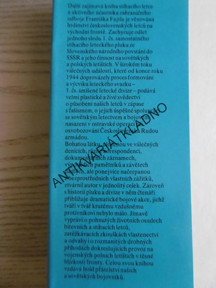 PODRUHÉ DOMA, FRANTIŠEK FAJTL, **an