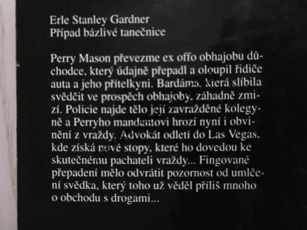 PŘÍPAD BÁZLIVÉ TANEČNICE, ERLE STANLEY GARDNER, **an