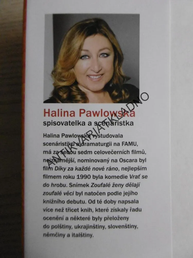 ZÁŽITKY Z KARANTÉNY, HALINA PAWLOWSKÁ, **an