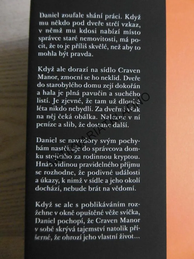 TAJEMSTVÍ SÍDLA CRAVEN MANOR, DARCY COATES, **an