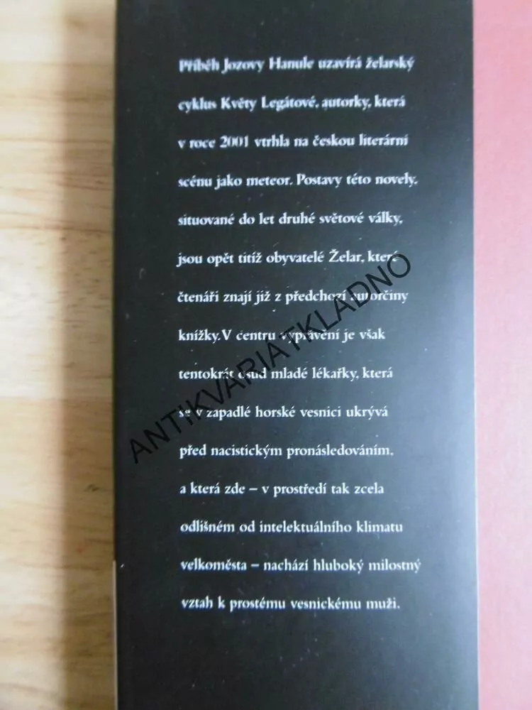 JOZOVA HANULE, KVĚTA LEGÁTOVÁ, **an
