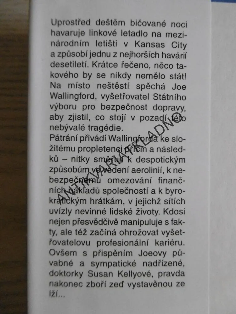 PŘED PŘISTÁNÍM, JOHN J. NANCE, **an