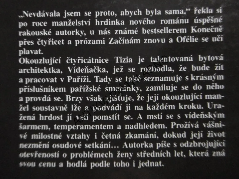 MADAME DNES PŘIJDE POZDĚJI, SUSANNA KUBELKA, **an