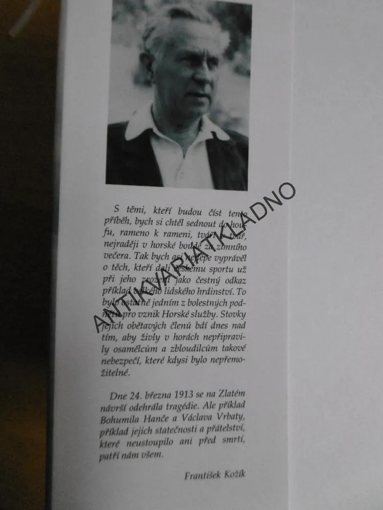 SYNOVÉ HOR, FRANTIŠEK KOŽÍK, LYŽE,LYŽOVÁNÍ, KRKONOŠE