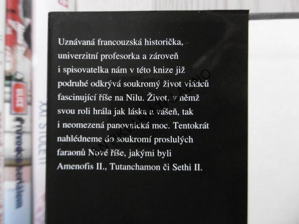 MILOSTNÉ PŘÍBĚHY FARAONŮ, VIOLAINE VANOYEKE,  **an