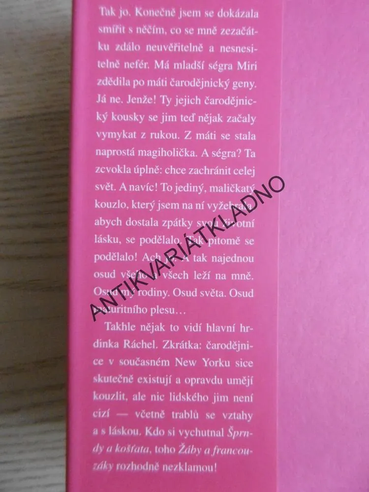 ŽÁBY A FRANCOUZÁKY, ČARODĚJNICE EXISTUJÍ!!! TADY A TEĎ, SARAH MLYNOWSKA, **an