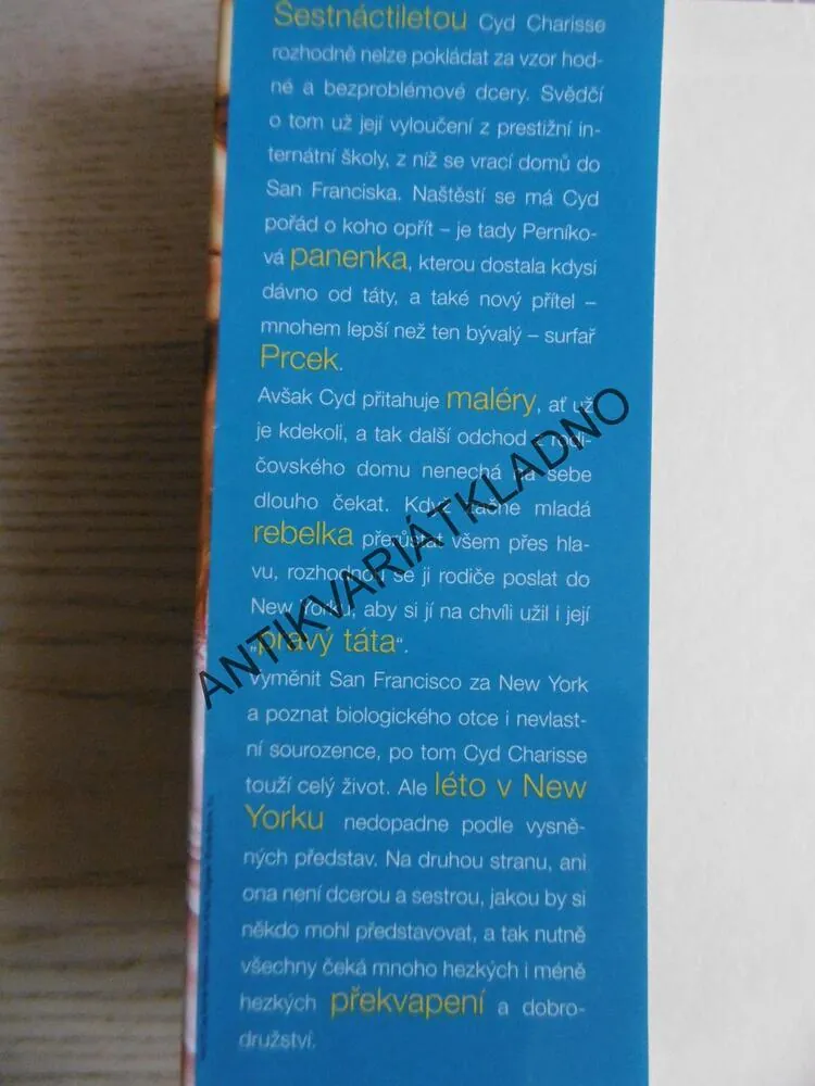 PERNÍKOVÁ PANENKA, RACHEL COHNOVÁ, **an