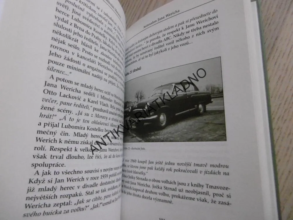 AUTOSALON JANA WERICHA, MIKULÁŠ MORAVEC, RUDOLF TRUHLAŘÍK, **an