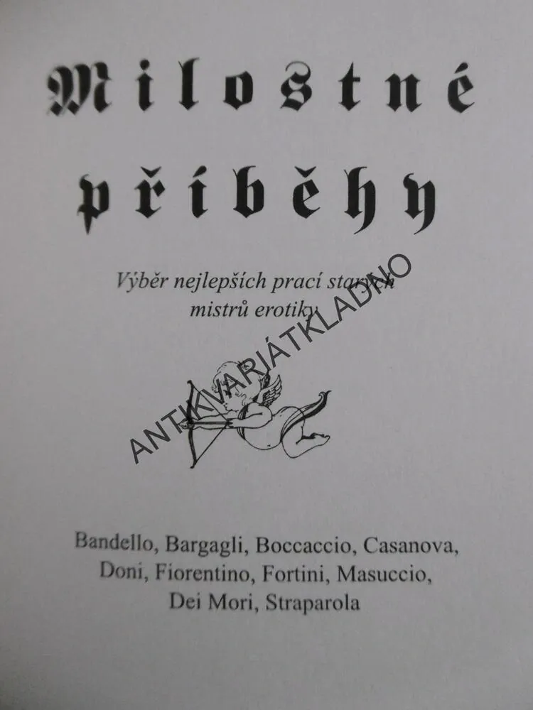 MILOSTNÉ PŘÍBĚHY, KLASIKOVÉ EROTIKY, **an