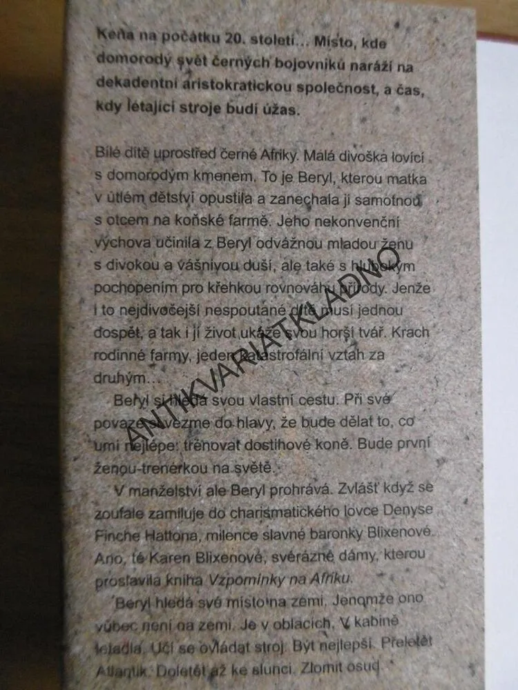 LÉTALA JSEM ZA SLUNCEM, PILOT, AFRIKA, PAULA MCLAINOVÁ