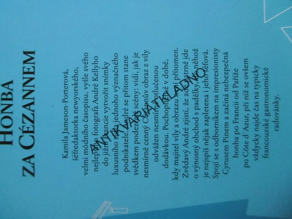 HONBA ZA CÉZANNEM, PETER MAYLE, **an