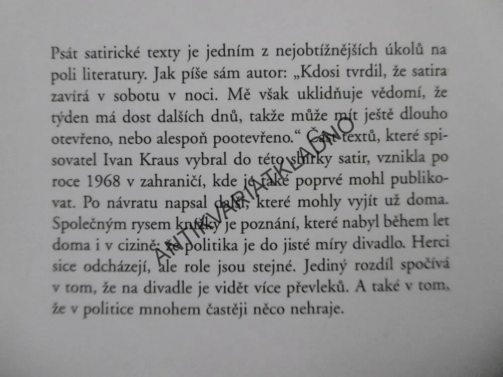 MEZINÁRODNÍ POLIBKY, IVAN KRAUS, **an