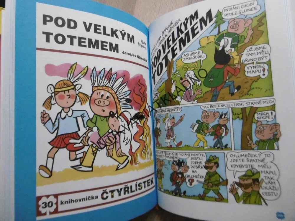 SLAVNÉ PŘÍBĚHY ČTYŘLÍSTKU, 2., ČTYŘLÍSTEK, NĚMEČEK, **an