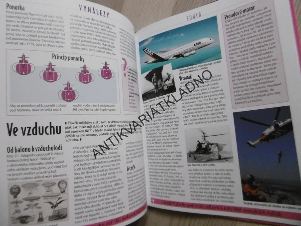 VYNÁLEZY, ATLAS PRO MLÁDEŽ, VĚDA A OBJEVY, **an